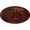 Ekena Millwork Alexa Ceiling Medallion (Fits Canopies up to 2 7/8"), 20 1/2"OD x 1 7/8"P, Antique Copper CM20ALACS - alternate 3